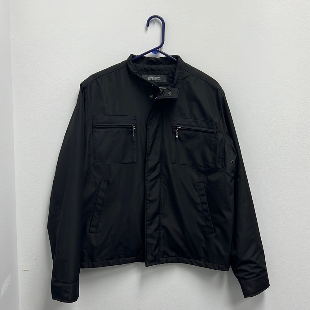 KENNETH COLE REACTION black zip up